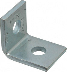 Cooper B-Line - Zinc Plated Carbon Steel 90° Corner Strut Fitting - 1/2" Bolt, 2 Holes, Used with Cooper B Line Channel & Strut (All Sizes Except B62 & B72) - Industrial Tool & Supply