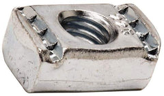 Cooper B-Line - 3/8" Rod, Zinc Plated Carbon Steel Channel Strut Nut with O Spring - 1100 Lb Capacity, 3/8" Bolt, 1 Hole, Used with Cooper B Line B11, B12, B22, B24, B26 & B32 Channel & Strut - Industrial Tool & Supply