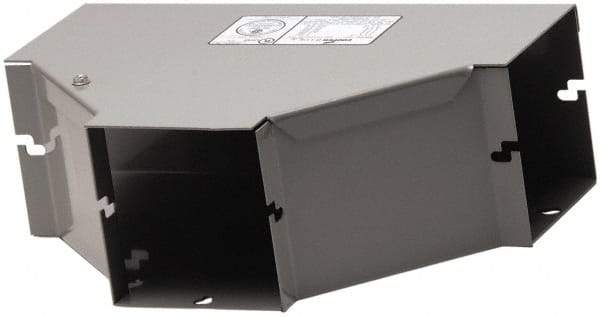 Cooper B-Line - 6 Inch Wide x 6 Inch High, Raceway Fitting - Gray, For Use with Lay In Wireways, Type 1 Screw Cover Wireway - Industrial Tool & Supply