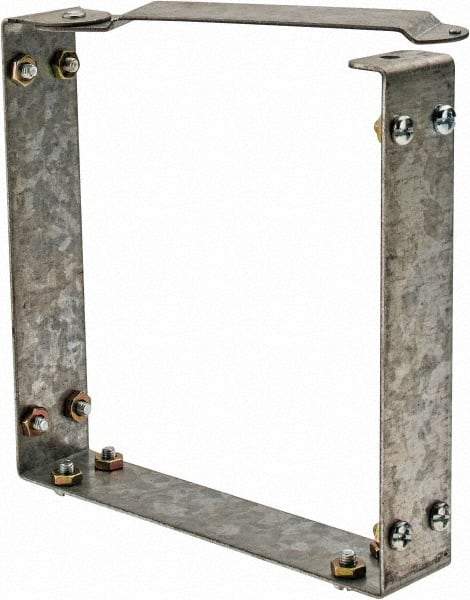 Cooper B-Line - 6 Inch Wide x 6 Inch High, Rectangular Raceway Connector Coupling - Gray, For Use with Lay In Wireways, Type 1 Screw Cover Wireway - Industrial Tool & Supply