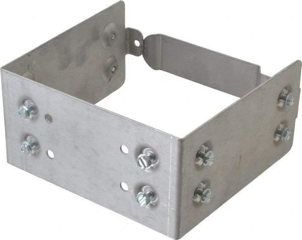 Cooper B-Line - 6 Inch Wide x 6 Inch High, Rectangular Raceway Connector Coupling - Gray, For Use with Lay In Wireways, Type 1 Screw Cover Wireway - Industrial Tool & Supply