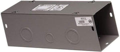 Cooper B-Line - 6" High x 152mm Wide x 120" Long, Screw Mount Solid Wall Wire Duct - Gray, 39 (Bottom) & 39 (Top) Knockouts, Screw Cover, Steel - Industrial Tool & Supply