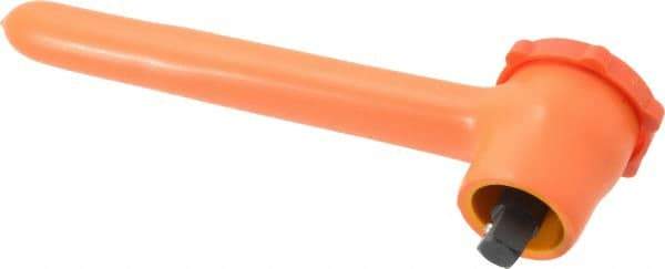 Facom - 3/8" Drive Round Head Ratchet - Insulated Finish, 7" OAL - Industrial Tool & Supply