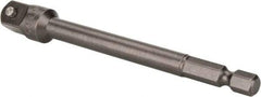 Proto - 3/8" Square Size Hex to Square Adapter - 1/4" Hex Drive, 4" OAL - Industrial Tool & Supply