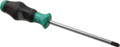 Wera - #3, 10-1/2" OAL, Standard Phillips Screwdriver - 6" Blade Length, Round Shank, Ergonomic Handle - Industrial Tool & Supply