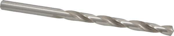 Cleveland - Letter C 135° High Speed Steel Jobber Drill - Bright Finish, Right Hand Cut, Spiral Flute, Straight Shank, 4" OAL, Split Point - Industrial Tool & Supply