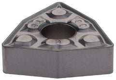 Iscar - WNMG432 TF Grade IC908 Carbide Turning Insert - TiAlN Finish, 80° Trigon, 1/2" Inscr Circle, 3/16" Thick, 1/32" Corner Radius - Industrial Tool & Supply