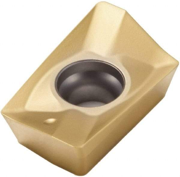 Seco - XOMX180624 M10 Grade F40M Carbide Milling Insert - TiAlN/TiN Finish, 1/4" Thick, 3/32" Corner Radius - Industrial Tool & Supply