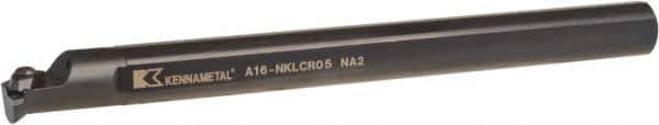 Kennametal - NP.., 5° Lead Angle A-NKLC Internal Right Hand Indexable Profiling Toolholder - 1" Shank Width, 12" Long, Steel, Through Coolant - Industrial Tool & Supply