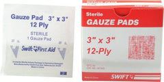 10 Qty 1 Pack 3″ Long x 3″ Wide, General Purpose Pad White, Sterile, Gauze Bandage