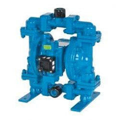 SandPIPER - 1/2" NPT, Metallic, Air Operated Diaphragm Pump - Buna-N Diaphragm, Aluminum Housing - Industrial Tool & Supply