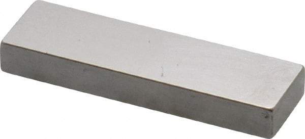 Mitutoyo - 0.149" Rectangular Steel Gage Block - Accuracy Grade 0, Includes Certificate of Inspection - Industrial Tool & Supply