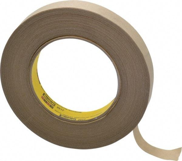 3M - 3/4" Wide x 60 Yd Long Brown Paper Masking Tape - Series 2517, 6.5 mil Thick, 35 In/Lb Tensile Strength - Industrial Tool & Supply