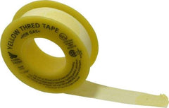 Federal Process - 1/2" Wide x 520" Long Gas Pipe Repair Tape - 3.8 mil Thick, -450 to 550°F, Yellow - Industrial Tool & Supply