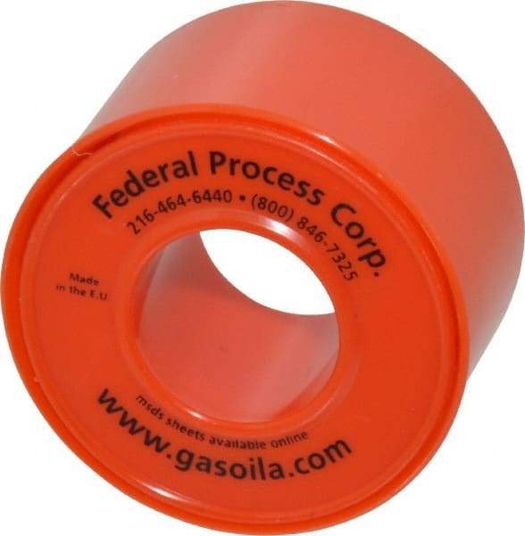 Federal Process - 1" Wide x 520" Long General Purpose Pipe Repair Tape - 3 mil Thick, -450 to 550°F, White - Industrial Tool & Supply