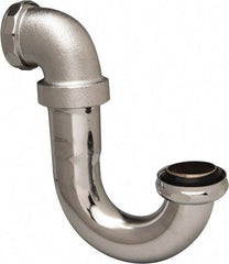 Federal Process - 1-1/4 Outside Diameter, 20 Gauge, Adjustable Sink Traps - Chrome Coated, Brass - Industrial Tool & Supply