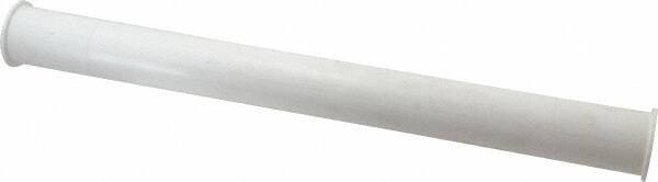 Federal Process - 1-1/2 Inside Diameter, 16 Inch Long, Double Flange, Sink Tailpiece - White, PVC - Industrial Tool & Supply
