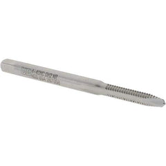 Union Butterfield - #4-40 UNC, 2 Flute, Bright Finish, High Speed Steel Spiral Point Tap - Plug Chamfer, Right Hand Thread, 1-7/8" OAL, 9/16" Thread Length, 0.141" Shank Diam, 2B/3B Class of Fit, Series 1534NR - Exact Industrial Supply