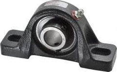 Browning - 3/4" ID, 5" OAL x 2-17/32" OAH Pillow Block - 1,444 Lb Static Cap, 2,611 Lb Dyn Cap, 3-25/32" Btw Mnt Hole Ctrs, 1-5/16" Base-to-Ctr Ht, Cast Iron - Industrial Tool & Supply