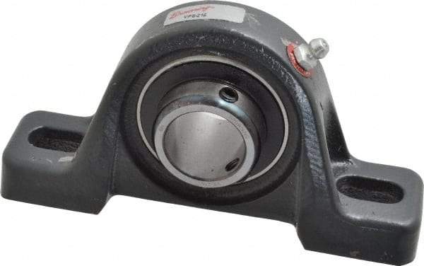 Browning - 1" ID, 5-1/2" OAL x 2-13/16" OAH Pillow Block - 1,651 Lb Static Cap, 2,801 Lb Dyn Cap, 4-1/8" Btw Mnt Hole Ctrs, 1-7/16" Base-to-Ctr Ht, Cast Iron - Industrial Tool & Supply