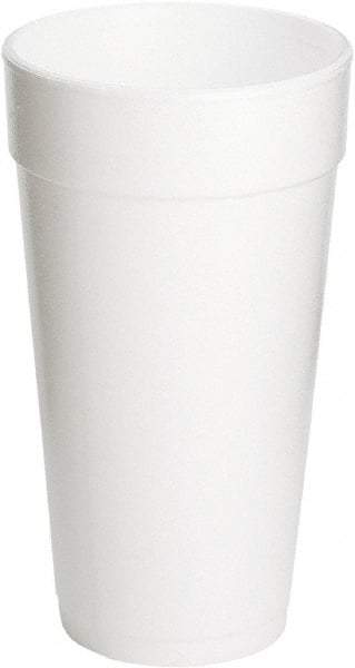 DART - 20 oz Drink Foam Cups - White - Industrial Tool & Supply