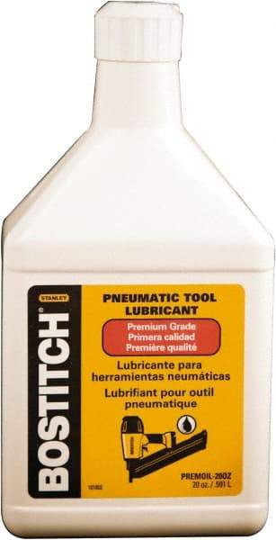 Stanley Bostitch - Bottle, ISO 22, Air Tool Oil - Industrial Tool & Supply