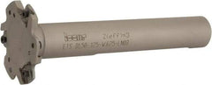 Iscar - Shank Connection, 1/8" Cutting Width, 7/16" Depth of Cut, 1-1/2" Cutter Diam, 3 Tooth Indexable Slotting Cutter - 5/8" Shank Diam, ETS-LN08 Toolholder, LNET Insert, Right Hand Cutting Direction - Industrial Tool & Supply