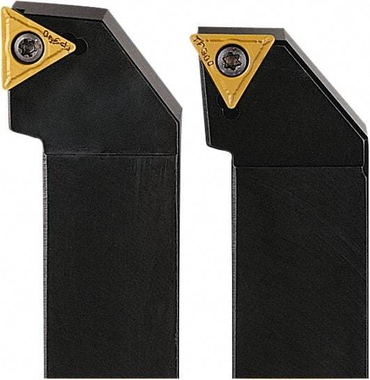 Seco - STGC, Right Hand Cut, 90° Lead Angle, 16mm Shank Height x 16mm Shank Width, Neutral Rake Indexable Turning Toolholder - 150mm OAL, TC..16T3.. Insert Compatibility, Series Screw Lock - Industrial Tool & Supply