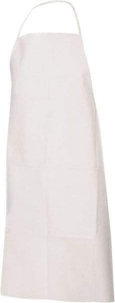 PRO-SAFE - Size S Film Laminate Chemical Resistant Coveralls - White, Zipper Closure, Elastic Cuffs, Elastic Ankles, Serged Seams, ISO Class 5 - Industrial Tool & Supply