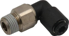 Legris - 5/32" Outside Diam, 1/8 NPT, Nylon Push-to-Connect Tube Male Swivel Elbow - 290 Max psi, Tube to Male NPT Connection, Buna Nitrile O-Ring - Industrial Tool & Supply