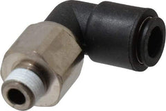Legris - 8mm Outside Diam, 1/8 BSPT, Nylon Push-to-Connect Tube Male Swivel Elbow - 290 Max psi, Tube to Male BSPT Connection, Buna Nitrile O-Ring - Industrial Tool & Supply