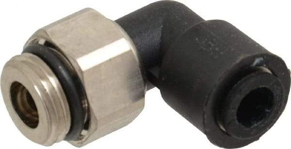 Legris - 6mm Outside Diam, 1/4 BSPP, Nylon Push-to-Connect Tube Male Swivel Elbow - 290 Max psi, Tube to Male BSPP Connection, Buna Nitrile O-Ring - Industrial Tool & Supply