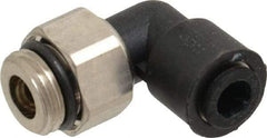Legris - 6mm Outside Diam, 1/4 BSPP, Nylon Push-to-Connect Tube Male Swivel Elbow - 290 Max psi, Tube to Male BSPP Connection, Buna Nitrile O-Ring - Industrial Tool & Supply