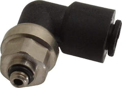 Legris - 6mm Outside Diam, M5x0.8 Metric, Nylon Push-to-Connect Tube Male Swivel Elbow - 290 Max psi, Tube to Metric Thread Connection, Buna-N O-Ring - Industrial Tool & Supply