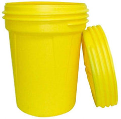 Eagle - 30 Gallon Closure Capacity, Screw On Closure, Yellow Lab Pack - 5 Gallon Container, Polyethylene, 396 Lb. Capacity, UN 1H2/X120/S; UN 1H2/Y180/S Listing - Industrial Tool & Supply