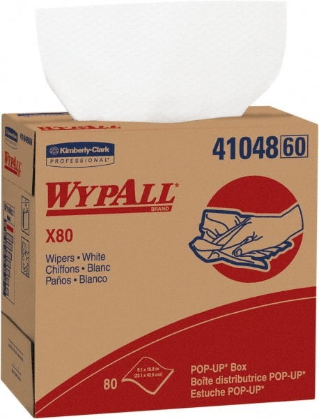 WypAll - Pack of (5), 80 Sheet Boxes, X80 Dry Shop Towel/Industrial Wipes - Exact Industrial Supply