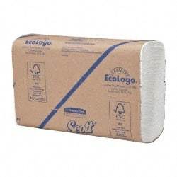 Scott - 1 Ply White Multi-Fold Paper Towels - 9-1/4" Wide - Industrial Tool & Supply