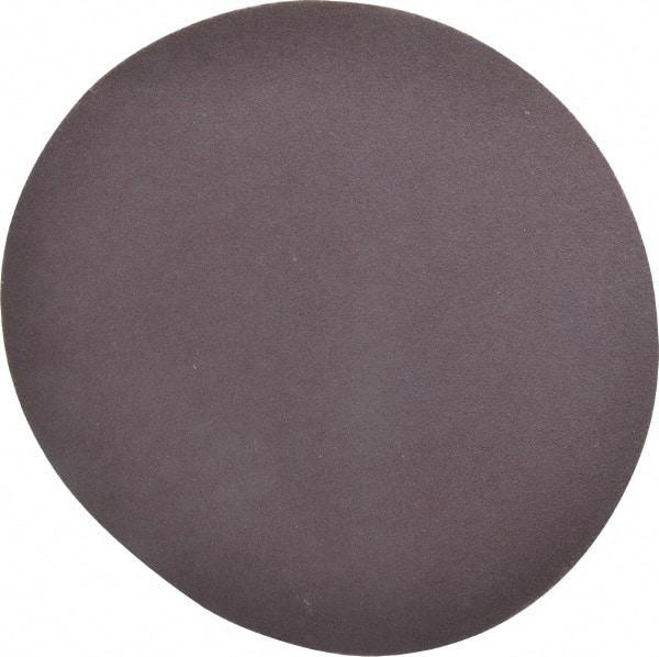 Norton - 6" Diam, 120 Grit Aluminum Oxide Adhesive PSA Disc - Fine Grade, Brown, X Weighted Backing, Flexible - Industrial Tool & Supply