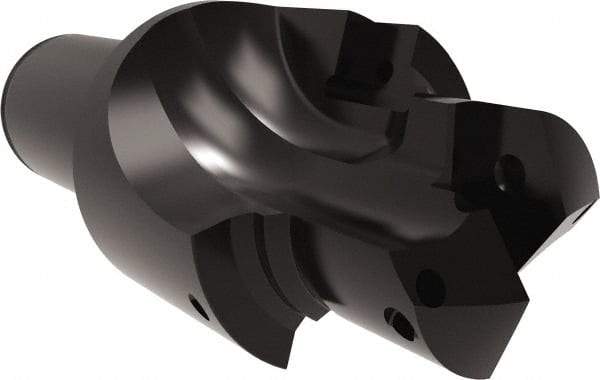 Allied Machine and Engineering - AND10050, MS 33649, SAE AS5202 Standard, 1-5/16-12, 16 Tube Dash Number, 60° Porting Angle, 1.336" Pilot Diam, 1-1/4" Shank Diam, Indexable Spade Blade Insert Porting Tool - 2 Porting Inserts, 5.046" Overall Length - Industrial Tool & Supply