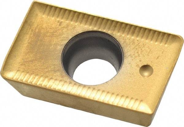 Seco - APKT1604 ME14 Grade F40M Carbide Milling Insert - TiAlN/TiN Finish, 0.187" Thick, 0.031" Corner Radius - Industrial Tool & Supply