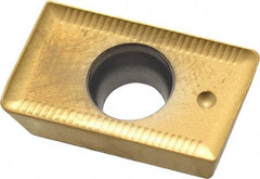 Seco - APKT1604 ME14 Grade F40M Carbide Milling Insert - TiAlN/TiN Finish, 0.187" Thick, 0.031" Corner Radius - Industrial Tool & Supply