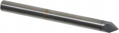 Accupro - 3/16" Diam 2 Flute Single End Solid Carbide Chamfer Mill - Industrial Tool & Supply