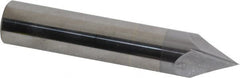 Accupro - 3/4" Diam 2 Flute Single End Solid Carbide Chamfer Mill - Industrial Tool & Supply