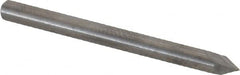 Accupro - 1/8" Diam 2 Flute Single End Solid Carbide Chamfer Mill - Industrial Tool & Supply