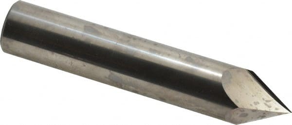 Accupro - 3/4" Diam 2 Flute Single End Solid Carbide Chamfer Mill - Industrial Tool & Supply