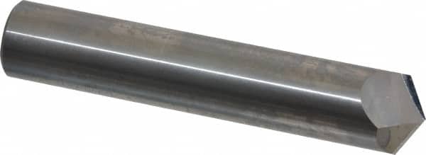 Accupro - 3/4" Diam 2 Flute Single End Solid Carbide Chamfer Mill - Industrial Tool & Supply