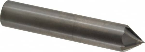 Accupro - 3/4" Diam 4 Flute Single End Solid Carbide Chamfer Mill - Industrial Tool & Supply