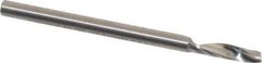 Onsrud - 1/8" Cutting Diam x 1/2" Length of Cut, 1 Flute, Upcut Spiral Router Bit - Uncoated, Right Hand Cut, Solid Carbide, 2" OAL x 1/8" Shank Diam, Single Edge, 21° Helix Angle - Industrial Tool & Supply