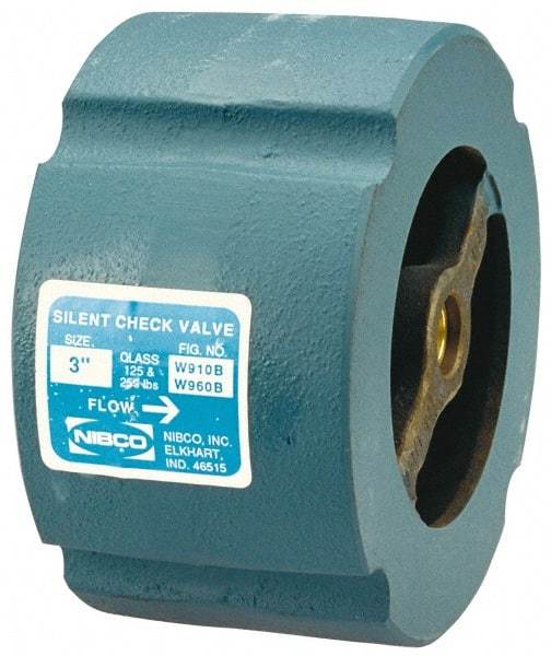 NIBCO - 2-1/2" Cast Iron Check Valve - Wafer, 200 WOG - Industrial Tool & Supply