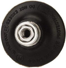 Standard Abrasives - 2" Diam Quick-Change Type R Disc Backing Pad - 1/4" Shank Diam, Medium Density, 25,000 RPM, Lockit Compatible - Industrial Tool & Supply